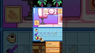 Color Changing Shirt Making in Stardew Valley #stardewvalley #shorts