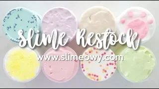 UNLIMITED SLIME RESTOCK: MINT OREO THICKY, SWEET PEA MARSHMEOW, & MORE!