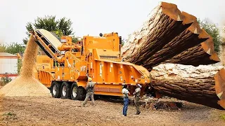 Awesome Powerful Wood Chipper On Another Level - Heavy Machinery You Should See