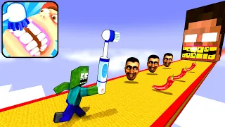 Minecraft Mobs: TEETH RUNNER CHALLENGE - Minecraft Animation