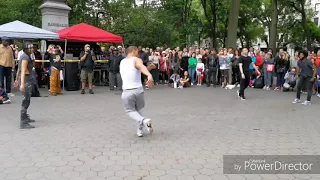 Amazing Breakdance at Washington Squar Park in New York!