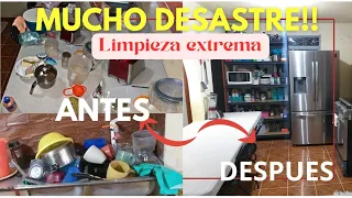 LIMPIEZA EXTREMA EN MI COCINA! mucho trabajo..un gran resultado!!