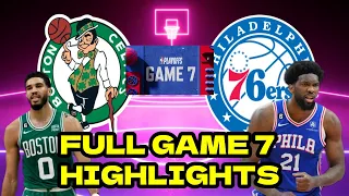 Philadelphia 76ers vs. Boston Celtics Full Game 7 Highlights | May 14 | 2022-2023 NBA Playoffs  #nba