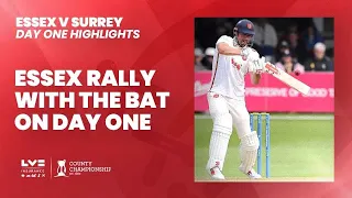 Essex v Surrey: Day One Highlights