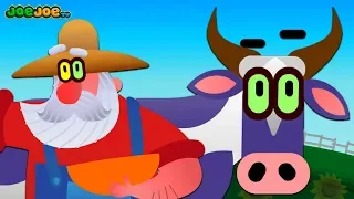 Old MacDonald had a Farm For Kids | Kindergarten Rhymes & Kids Songs | Farm Animals | JoeJoe TV