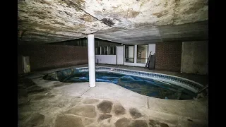 ABANDONED Dealer's 1970s Weird looking House with Indoor Pool & Sauna