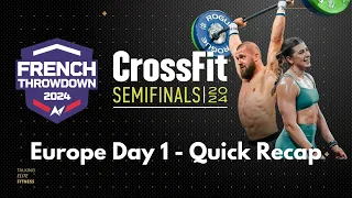 CrossFit Games Semifinals - Quick Catch-up Of What Went Down In Europe On Day 1