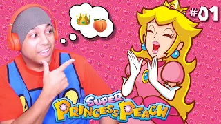 WAIT!! PRINCESS PEACH HAS HER OWN GAME!?!? [SUPER PRINCESS PEACH] [#01]