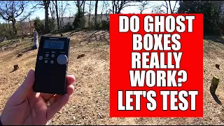 Do Ghost/Spirit boxes really work?  First test