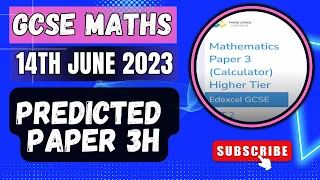 2023 Predicted Paper 3H GCSE Maths Edexcel AQA