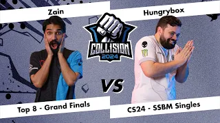 Collision 2024 - Zain (Marth) [ W ] VS Hungrybox (Jigglypuff) [ L ] - Melee Top 8 - Grand Final