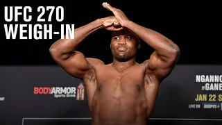 UFC 270: Ngannou vs Gane Weigh-in