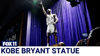 Kobe Bryant statue unveiled by Lakers