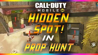 *BEST* PROP HUNT HIDDEN SPOTS on CRASH || Call Of Duty: Mobile