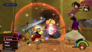 KINGDOM HEARTS - HD 1.5 - Agrabah Pot Centipede Boss Battle