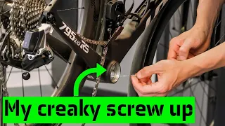 Fixing my own creaky bike bottom bracket! 😱