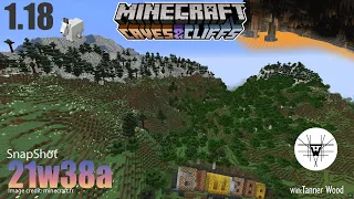 Minecraft 1.18 Snapshot 21w38a - Running into walls + new ore distribution