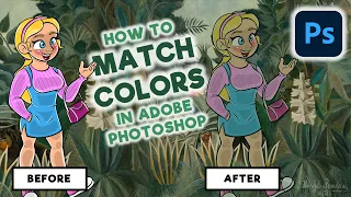 How to Match Scenic Colors in Photoshop | Cadillac Cartoonz