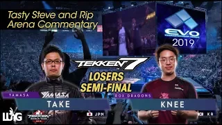 Take vs Knee - EVO 2019 Losers Semi-Final - Tekken 7