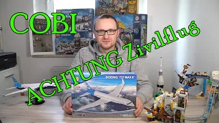 ACHTUNG Zivilflug - Cobi 26175 Boeing 737 MAX 8 - Review, Rezension, deutsch