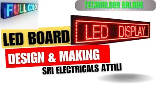 how to make  P10 LED scrolling board making and sales ,#ledboard #making  #making #sales #attili