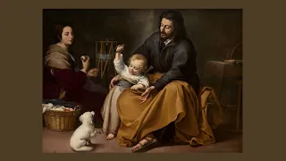 BARTOLOMÉ ESTEBAN MURILLO, LA SAGRADA FAMILIA DEL PAJARITO