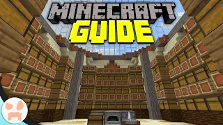 GRAND STORAGE BUILDING! | Minecraft Guide Episode 18 (Minecraft 1.15.1 Lets Play)