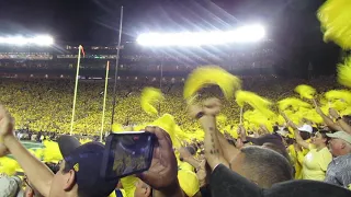 seven nation army "maize out" at Michigan stadium 9/11/21