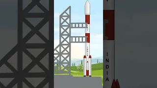 Rocket Launch Animation #trending #trendingshorts #viral #chandrayaan3  #rocket #moon #space #isro