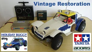 Vintage Tamiya Holiday Buggy (58023) 1:10 Scale RC Car - Restoration Project & Detailed Overview