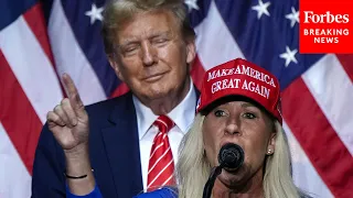 WATCH: Trump Invites Marjorie Taylor Greene Up On Stage During Georgia Rally: 'Please Come Up'