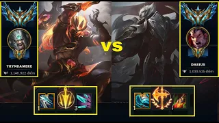 Darius vs Tryndamere - Kèo Cực Căng Khi Best Darius Đối Đầu Tryndamere 1Triệu Thông Thạo/DariusLol