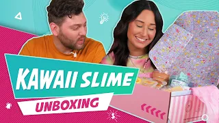 Kawaii Slime Unboxing | We built Slime Sundaes!