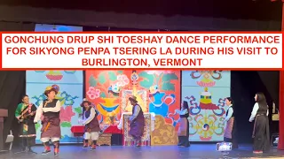 Tibetan Cultural Dance Performance for Sikyong Penpa Tsering La | April 12, 2024 | Burlington, VT