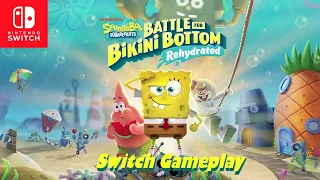 SpongeBob SquarePants Battle for Bikini Bottom Rehydrated - Nintendo Switch Gameplay