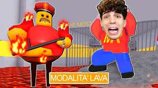 BARRY'S PRISON MA IL PAVIMENTO È LAVA su ROBLOX!! (100% IMPOSSIBILE)