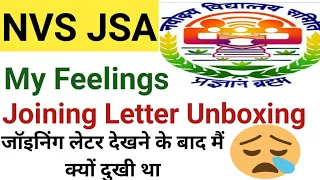 NVS JSA Joining Letter Unboxing