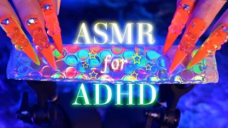 ASMR For When You Can't Sleep 💜 Endless Tapping & Scratching Triggers 🫠 Half Reversed 💤(ADHD/ADD)