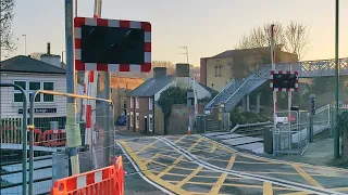 The Brand New East Farleigh Level Crossing (First Day of Operation)