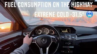 Mercedes W212 E350 Fuel Consumption Highway Driving