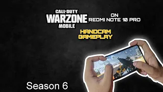 Warzone Mobile Season 6 | Redmi Note 10 pro | Handcam gameplay | snapdragon 732g