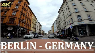 [4K] Berlin Cycling | Friedrichshain | Kreuzberg | Frankfurter Allee| Winter | Germany