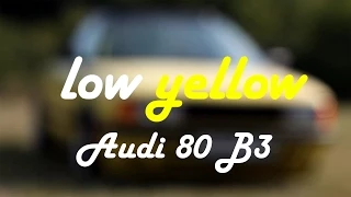 Audi 80 B3 - low yellow