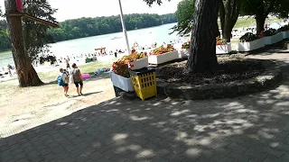 Пляж, Озеро "Глубокое" г. Щецин (Szczecin) Польша, 2018