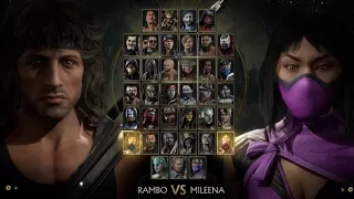 Reação dos personagens ao serem escolhidos - mortal kombat 11