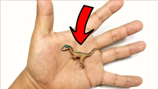 El dinosaurio MÁS PEQUEÑO de mi MUNDO de Plastilina paso a paso (Compsognathus)