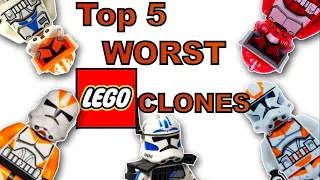 Top 5 WORST Lego Clones!!
