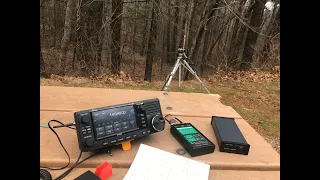 Pairing the Icom IC-705 with the Elecraft AX1 antenna at a POTA activation. Can this work?