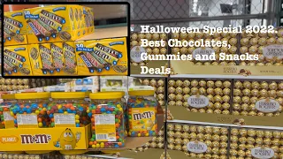 Halloween Special. Deals on Chocolates and Gummies at Costco. Big Discount 4K #halloween #treats 👻🎃🍫