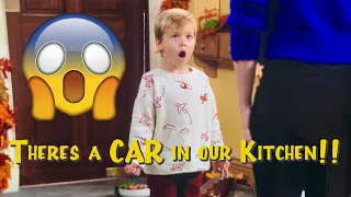 There's a CAR in our KITCHEN?! 😳 FULL HOUSE flashback